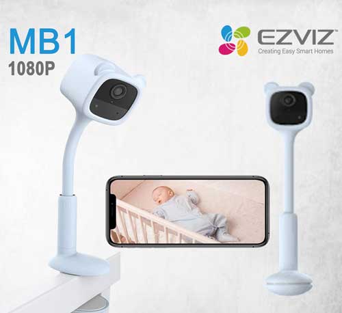 EZVIZ BM1 Battery-Powered Baby Monitor Wifi Camera Surabaya