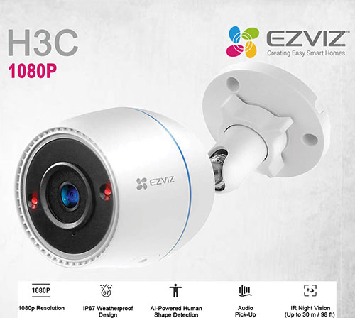 EZVIZ Surabaya H3C 1080P IR Night Vision Smart Home Camera