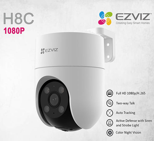 Home Protection EZVIZ H8C Pan & Tilt 1080P FHD Wi-Fi Camera