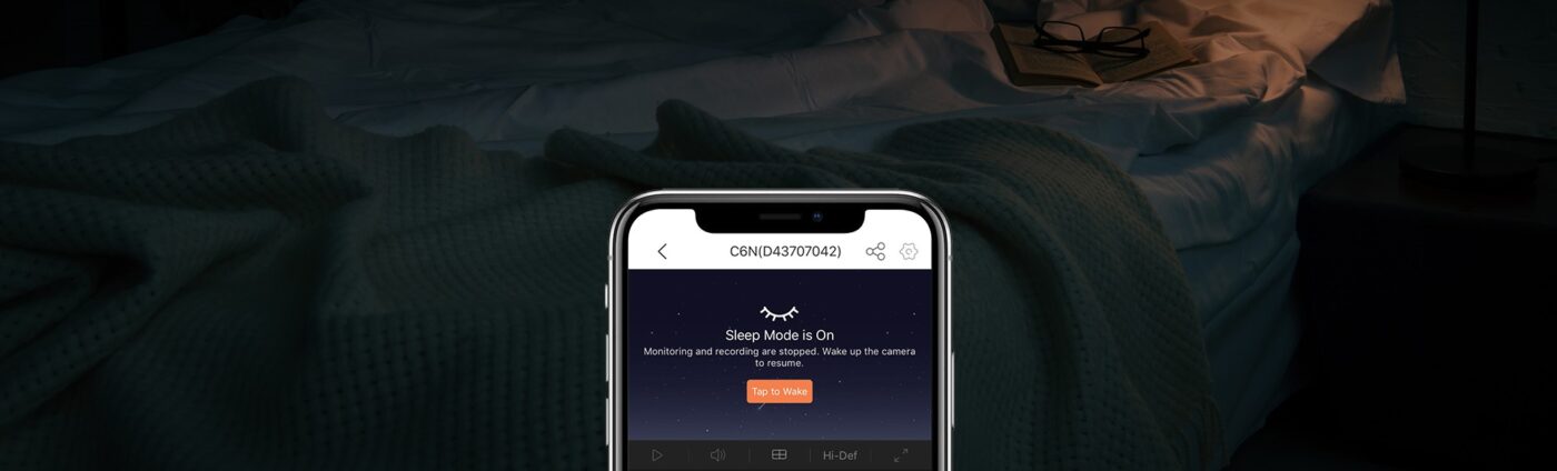 Ezviz C6N Smart Camera Sleep Mode On